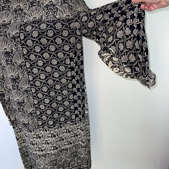 Wayne Kastning For Helga Shift Dress Size 14 Womens Vintage Long Sleeve Lined - Picture 11 of 16